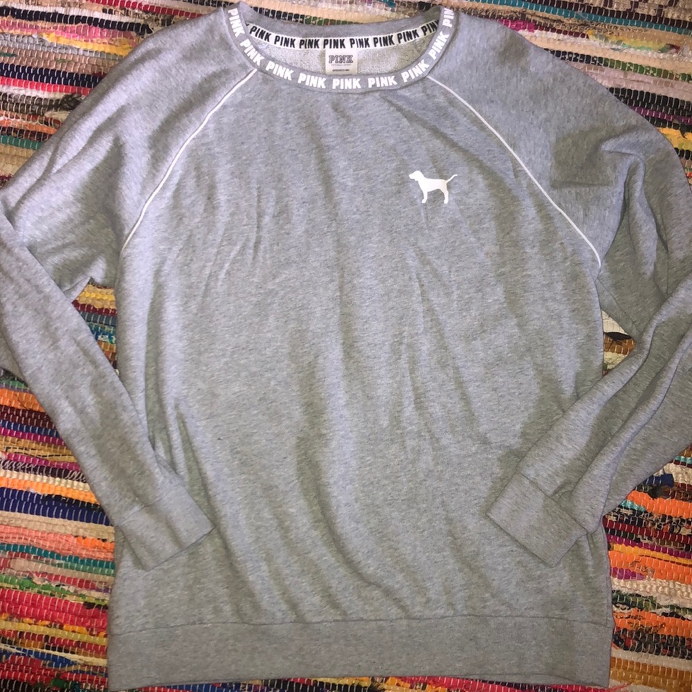 PINK Sweater w/ Logo